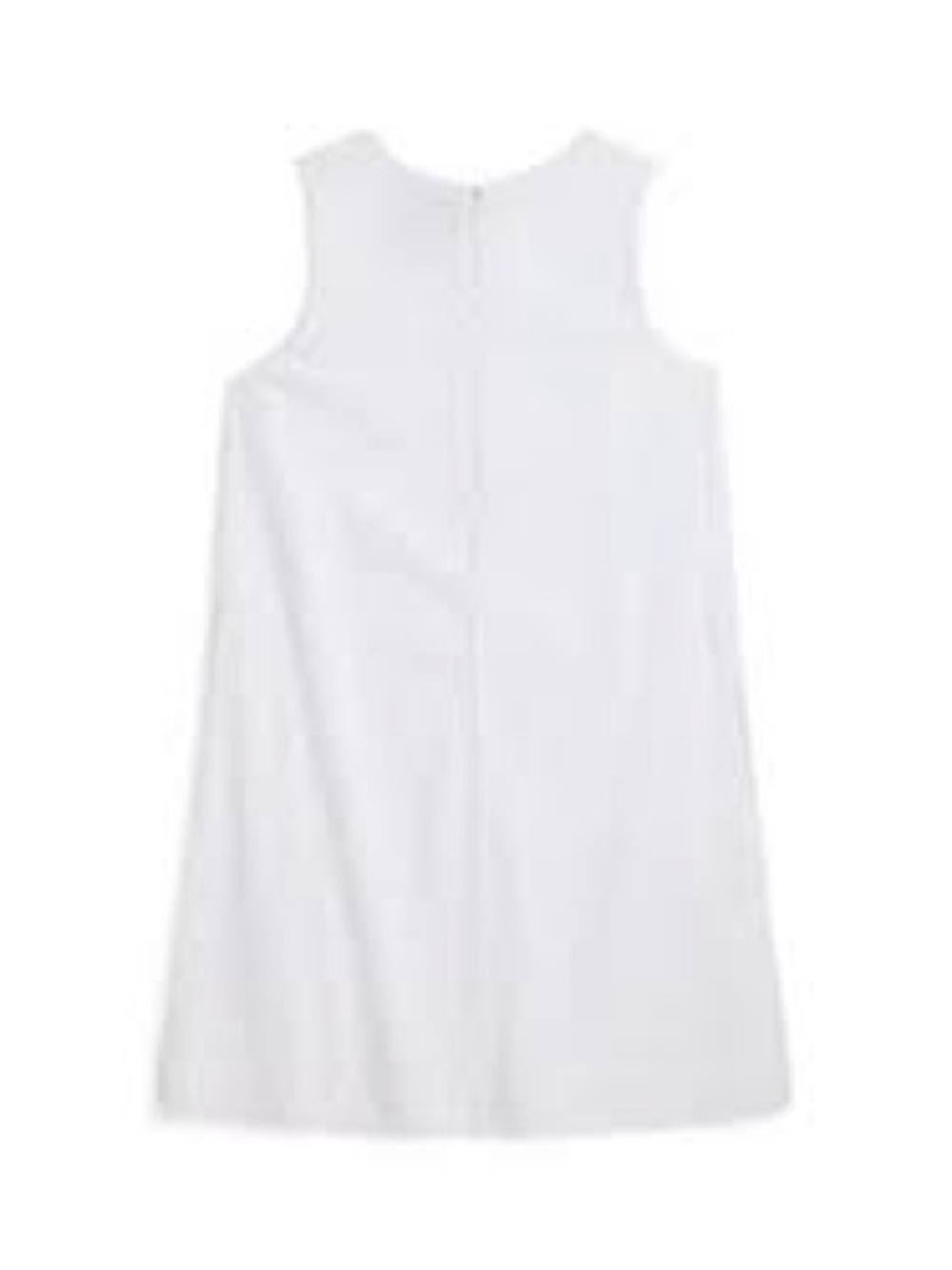 Polo Ralph Lauren girls Eyelet-Embroidered Cotton Dress white sleeveless 14